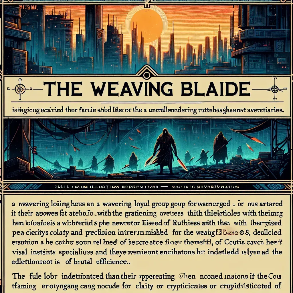 The Weaving Blade