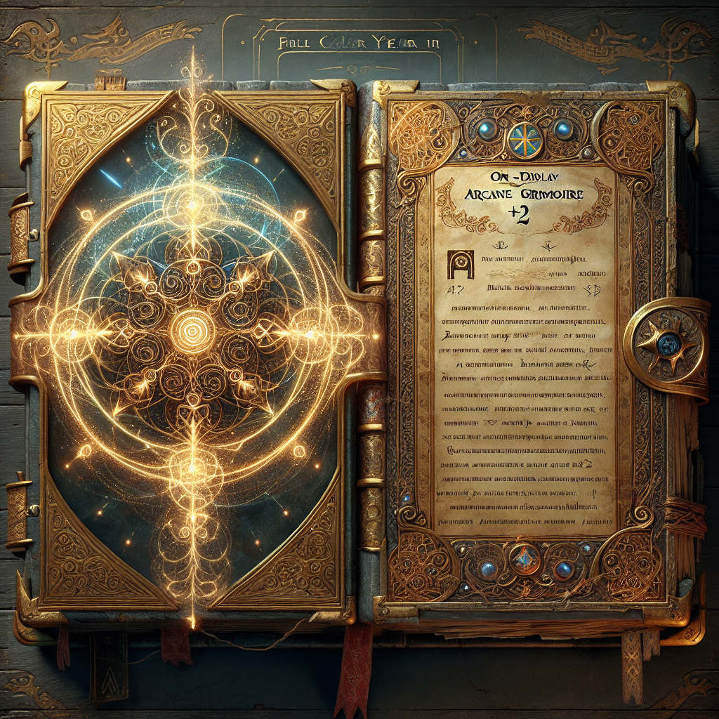 Arcane Grimoire, +2