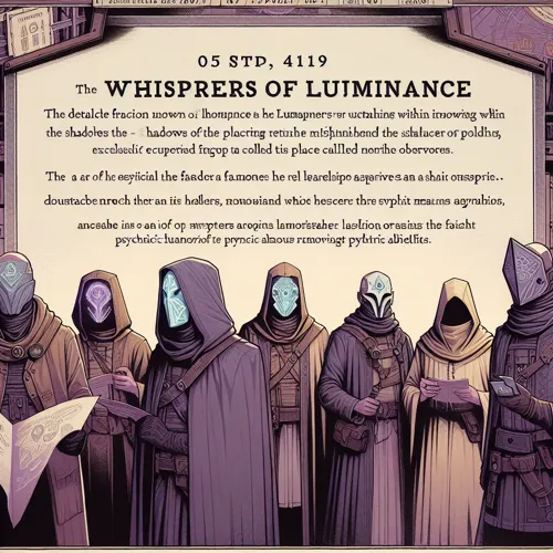 Whisperers of Luminance