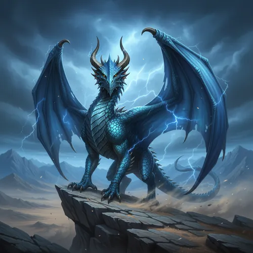 Azure Tempest Wyrmling