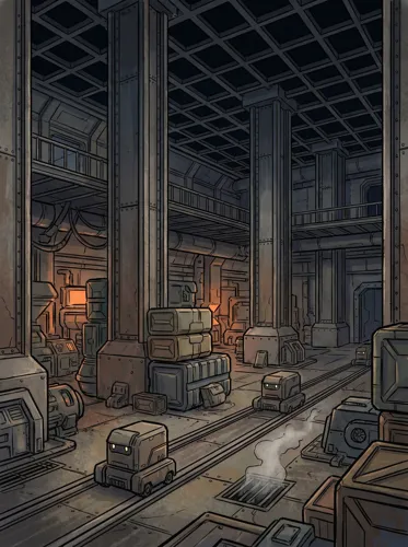 Meristine Plate Spaceport Lower Decks