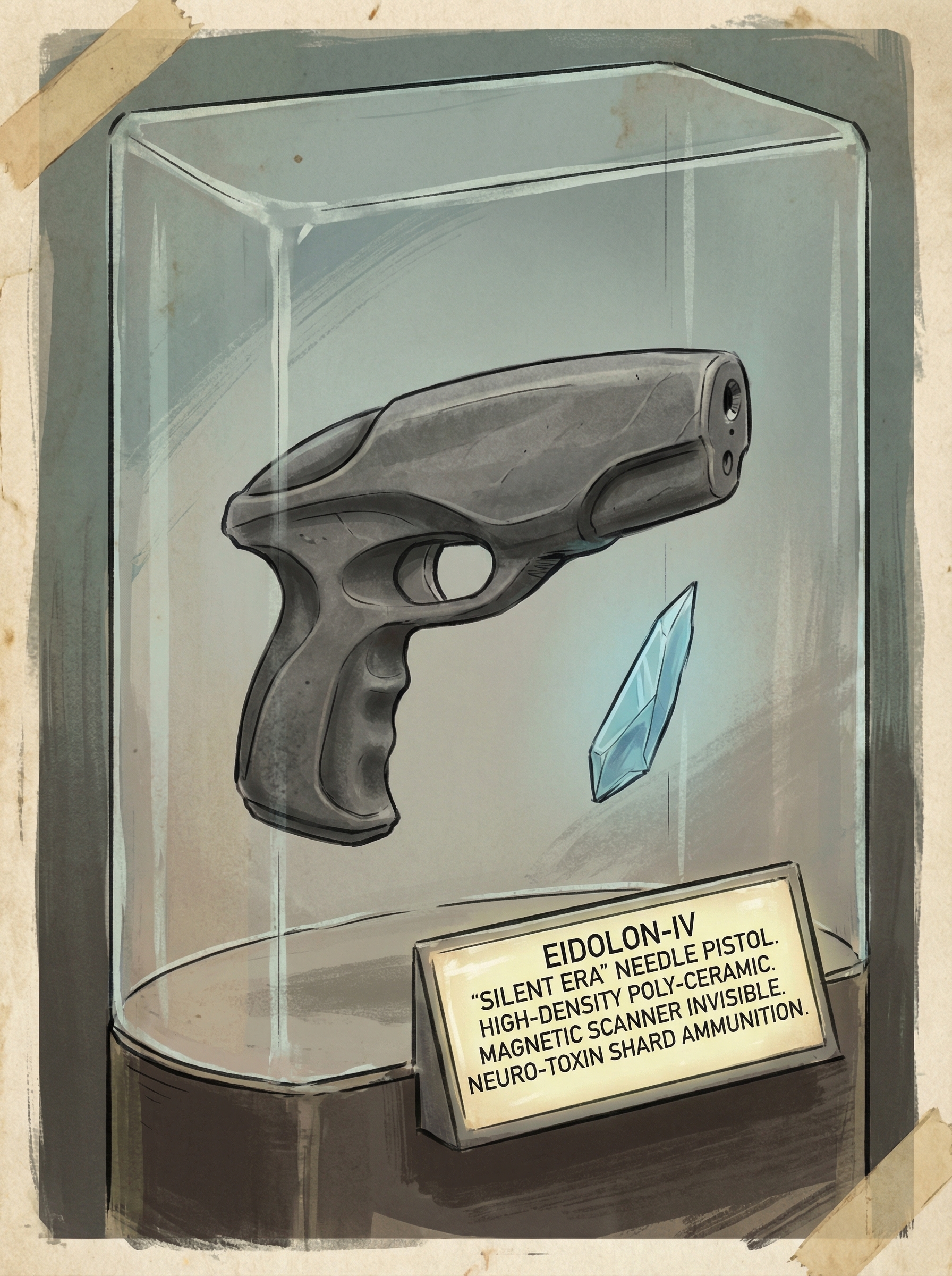 Eidolon-IV 'Silent Era' Needle Pistol