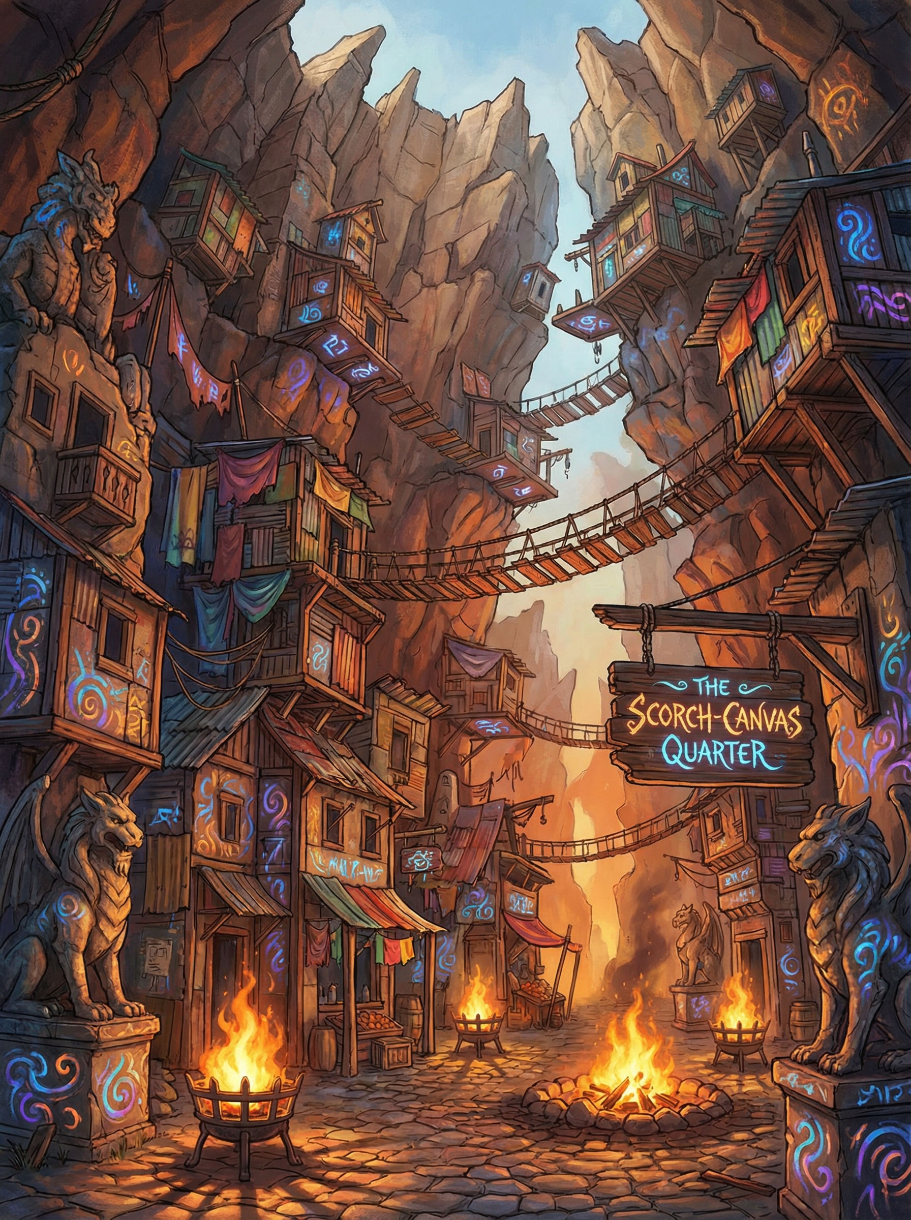 The Scorch-Canvas Quarter